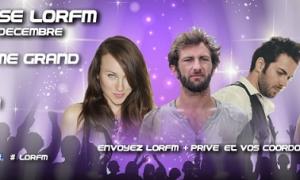 Guillaume Grand, Jayd et Louyena en concert privé LORFM