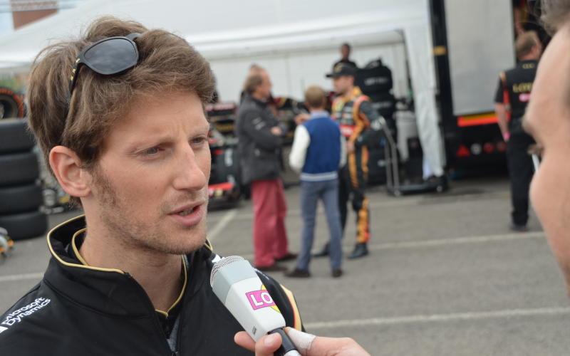 Le Roadshow City Racing 2014, Lotus F1 avec Romain Grosjean et Nicolas Prost