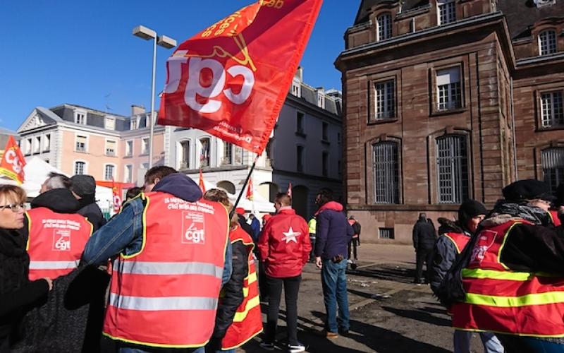Longwy : un important rassemblement CGT se tient cet après-midi 