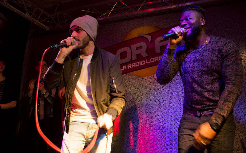 Makassy et Ridsa en showcase LOR'FM