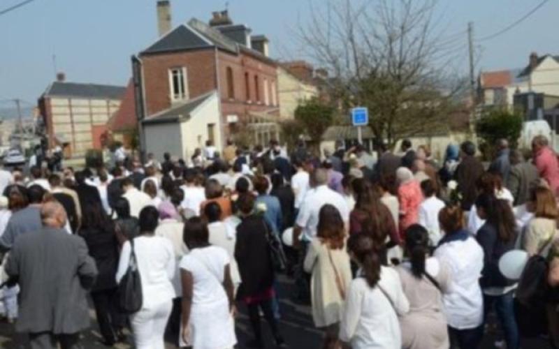 Marche Blanche à Jarville pour Teddy