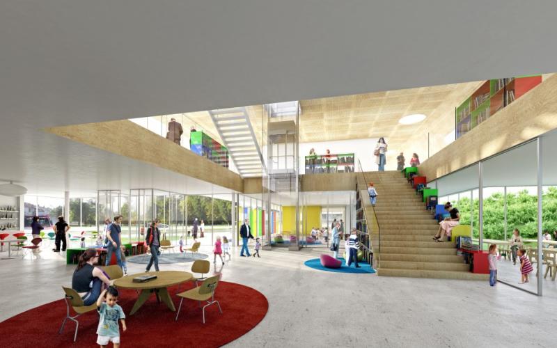 Metz : L’Agora, médiathèque, centre social, et espace numérique, a ouvert ses portes