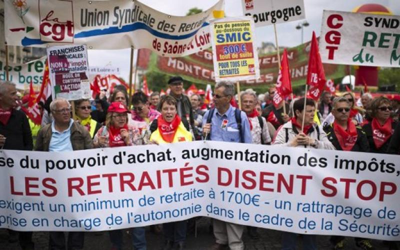 Moselle : près de 500 retraités dans la rue hier contre la hausse de la CSG