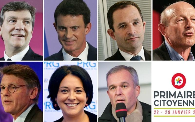 Primaire de gauche : Benoît Hamon vire en tête