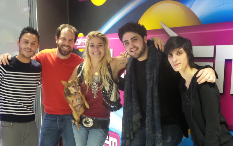 Sophie Tapie, Grandgeorge et Tibz en showcase LOR'FM