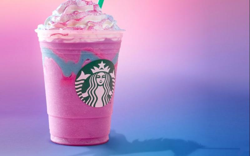 Une boisson à l'esprit "licorne"