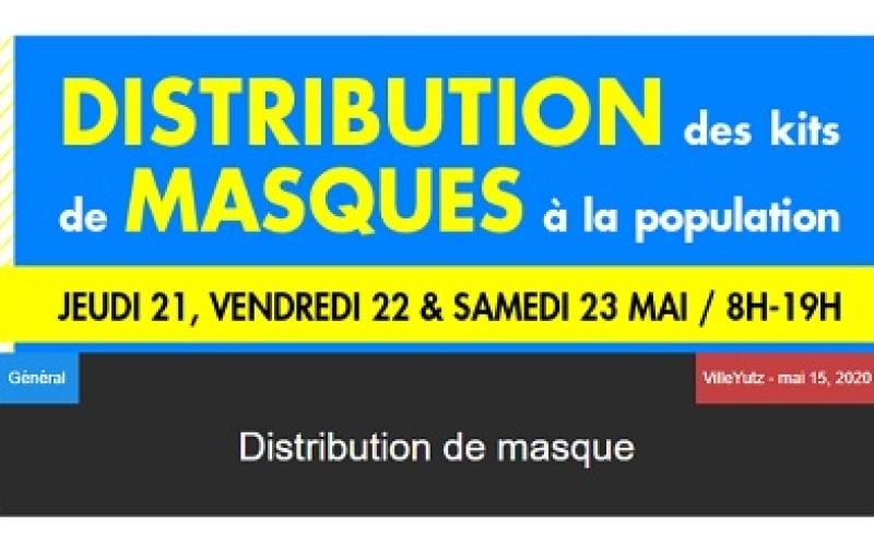 Yutz : distribution de masques pour tous cette semaine