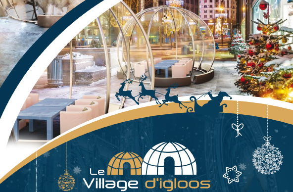 Des "igloos gourmands", s'invitent à Metz !