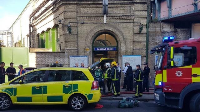 Explosion dans le métro de Londres