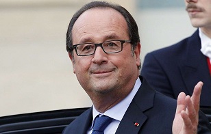 François Hollande à la rencontre d'élèves mosellans