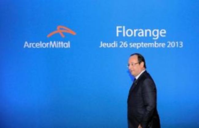 Hollande est venu avec une plate-forme publique de recherche spécialisée dans la filière sidérurgique