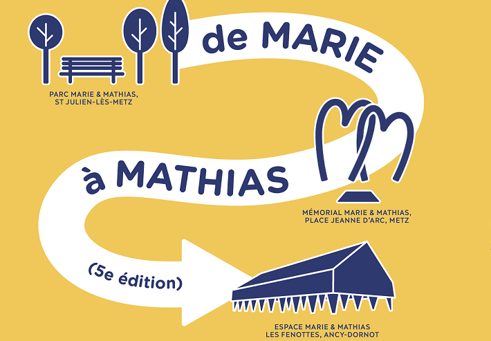 Hommage : 5e marche bleue "de Marie à Mathias"
