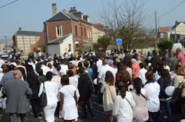 Marche Blanche à Jarville pour Teddy