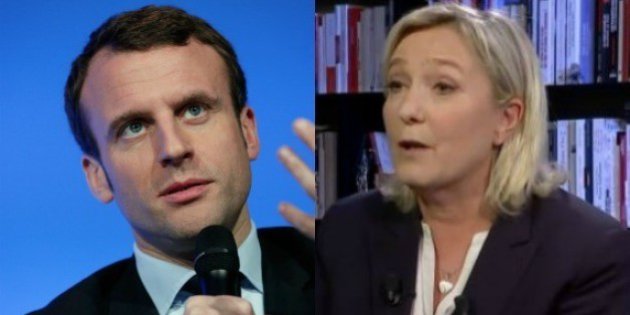 Marine Le Pen et Emmanuel Macron en tête des sondages pour la présidentielle