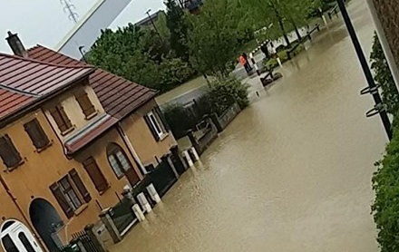 Nord-Lorraine : les pompiers à pied d'oeuvre