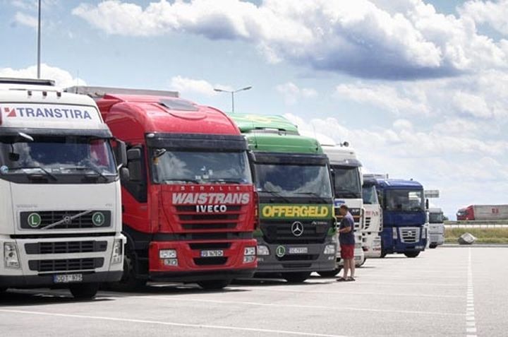 Pas de camions en Allemagne aujourd'hui