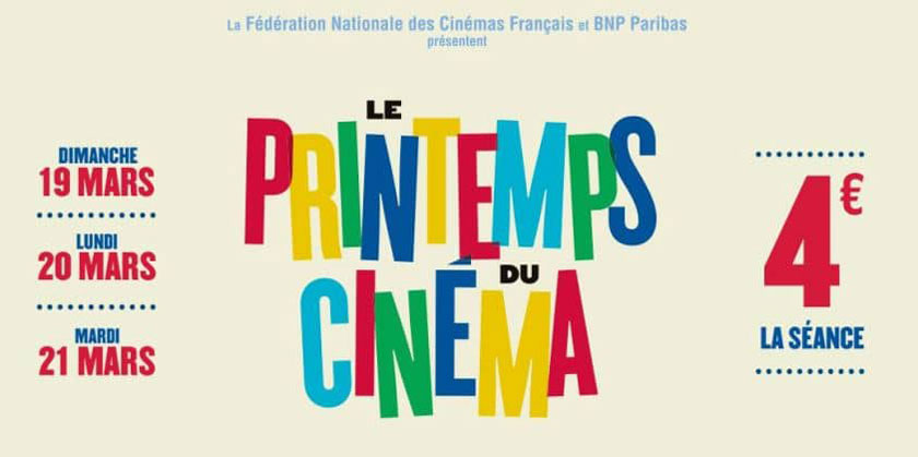 Top départ pour le Printemps du Cinéma ce dimanche !