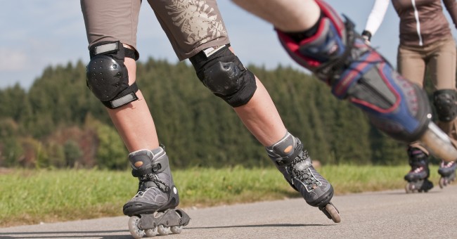 Une balade en rollers sur l'autoroute